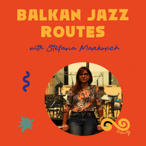 Balkan Jazz Routes Poster Red
